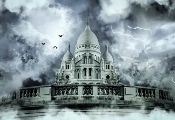 Sacré Coeur: Symbol Paříže z vrcholu Montmartre