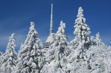 Liberec Ještěd v zimě