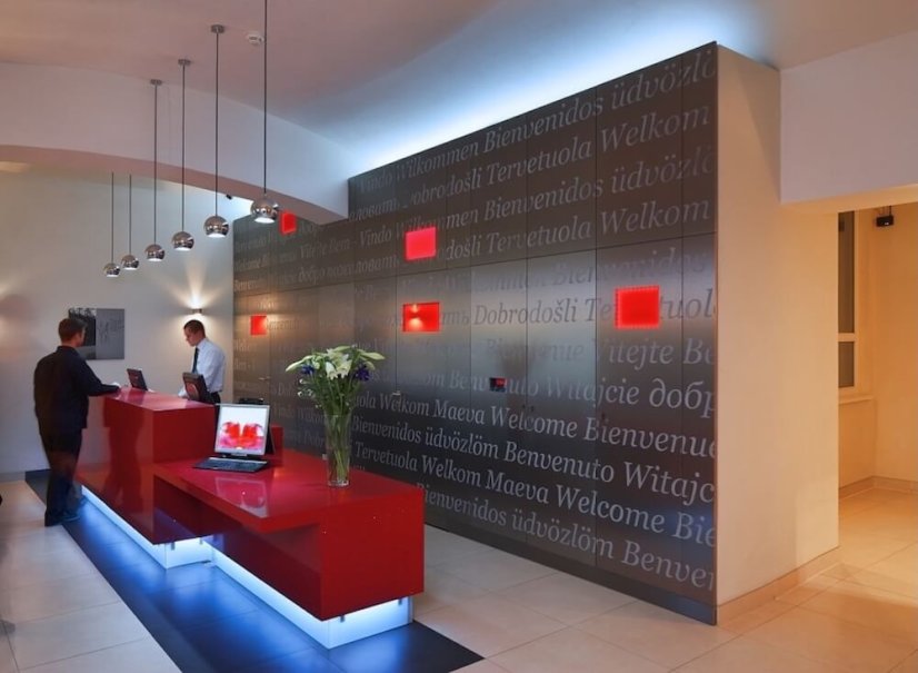 Red and Blue Design Hotel Prague je designový hotel s elegantními interiéry