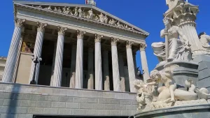 Budova rakouského parlamentu Vídeň Budova rakouského parlamentu Vídeň