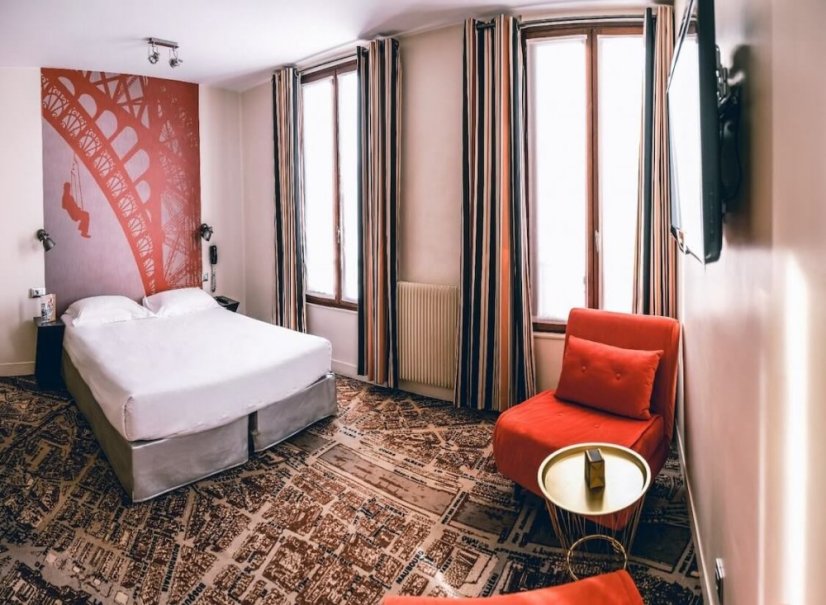 Šarmantní butikový hotelu Alpha Eiffel Tower se 100% doporučením