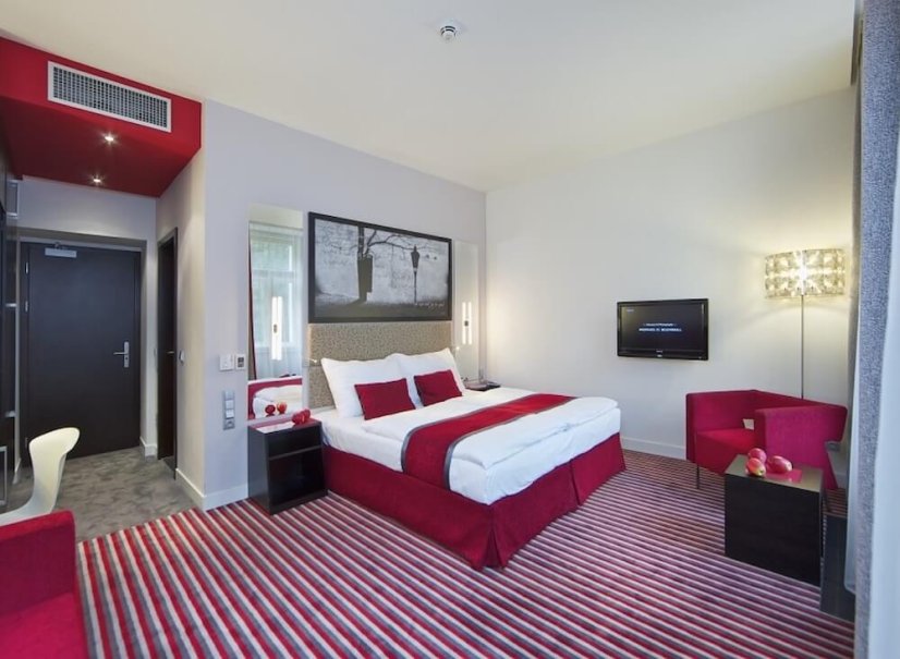 Red and Blue Design Hotel Prague je designový hotel s elegantními interiéry