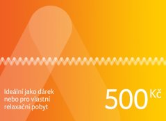 Dárkový poukaz na pobyt v ČR i zahraničí v hodnotě 500 Kč