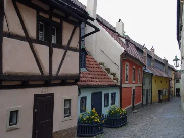 Zlatá ulička u Pražského hradu