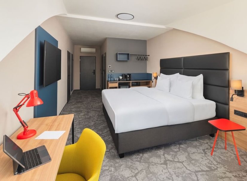 Pokoj hotelu City Inn Olomouc – komfortní dvoulůžkový pokoj s moderním vybavením
