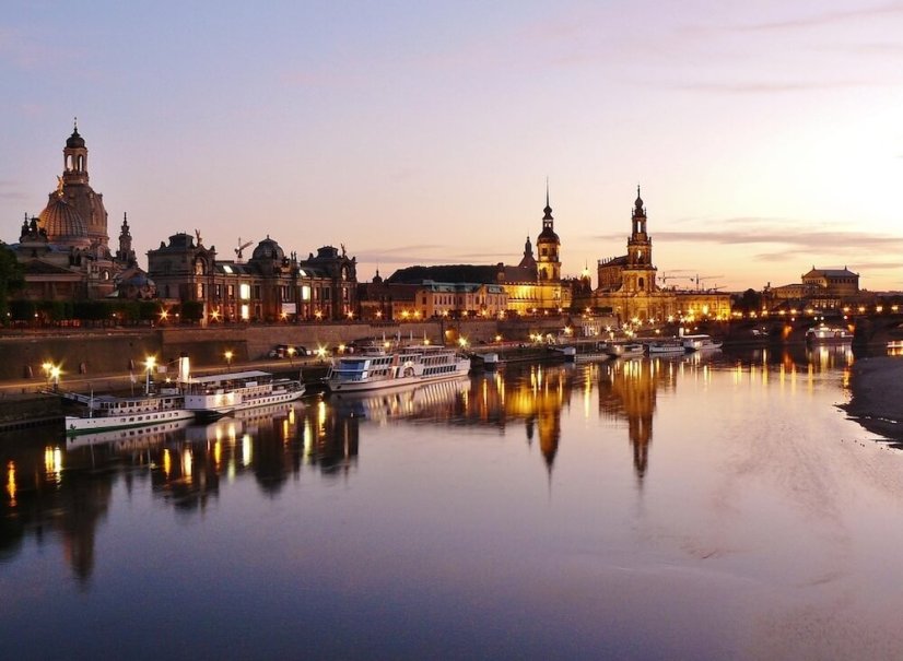 Romantický víkendový pobyt pro dva v moderním hotelu v Drážďanech