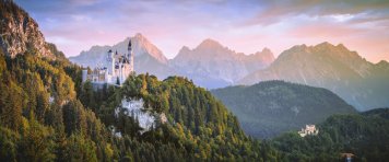Malebné okolí Neuschwanstein