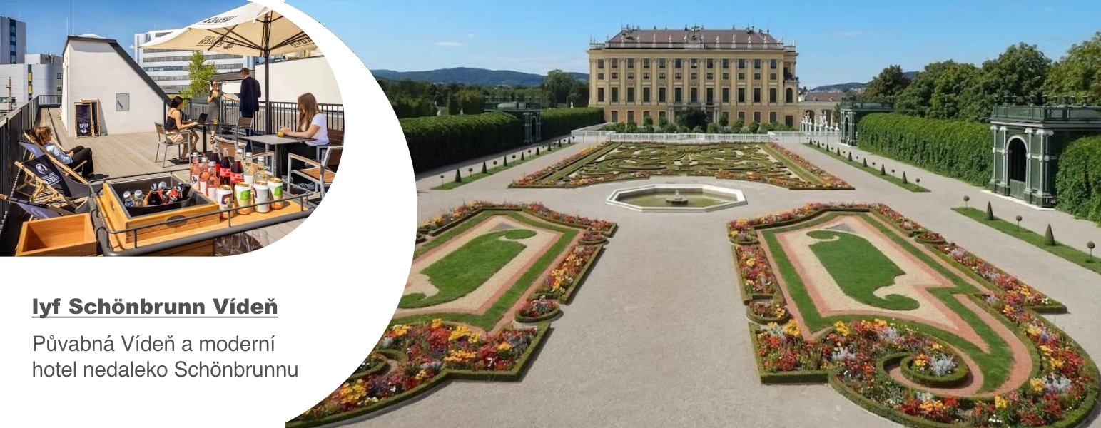 Půvabná Vídeň a moderní hotel nedaleko Schönbrunnu