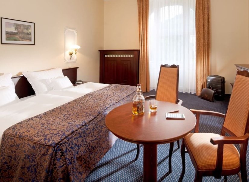 Prvotřídní komfort v luxusním hotelu Excelsior v centru Mariánských Lázní