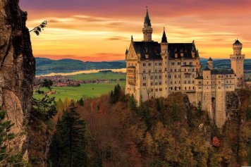 Zámek Neuschwanstein Bavorsko