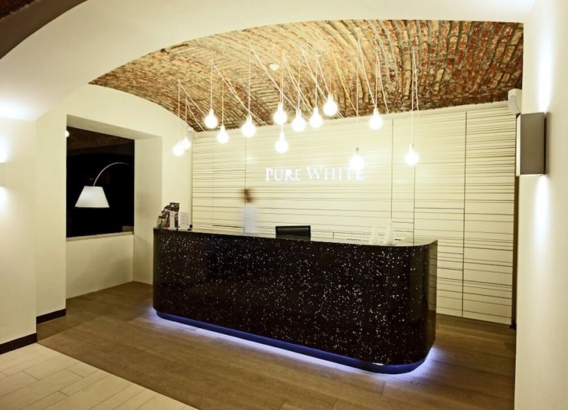 Hotel Pure White má vynikající polohu v centru Prahy