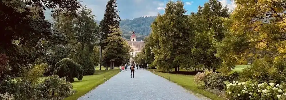 Historie Centralního parku Stadtpark v Grazu