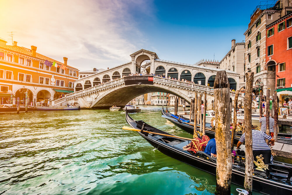 Rialto Bridge Benátky